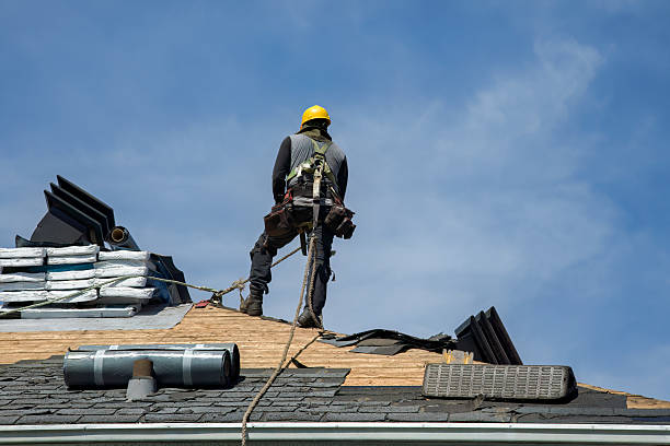 Professional Roofing technician working in Wonder Lake, IL